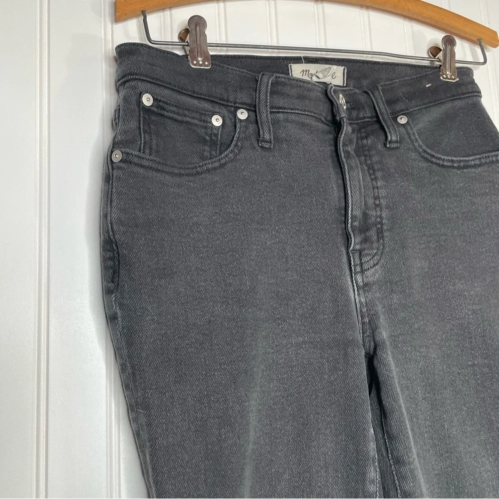 Madewell Mid Rise Kick Out Crop Jeans - Picture 4 of 8